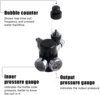 FZONE Aquarium CO2 Regulator for Paintball with DC Solenoid and Aluminum Alloy Bubble Counter and Check Valve For Plant Tank 5