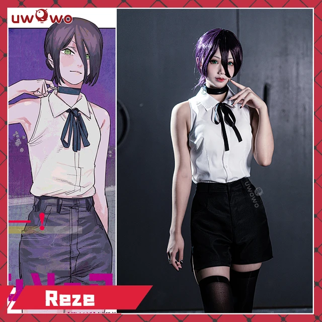 Anime Chainsaw Man Cosplay Costume Reze Halloween Party Clothes