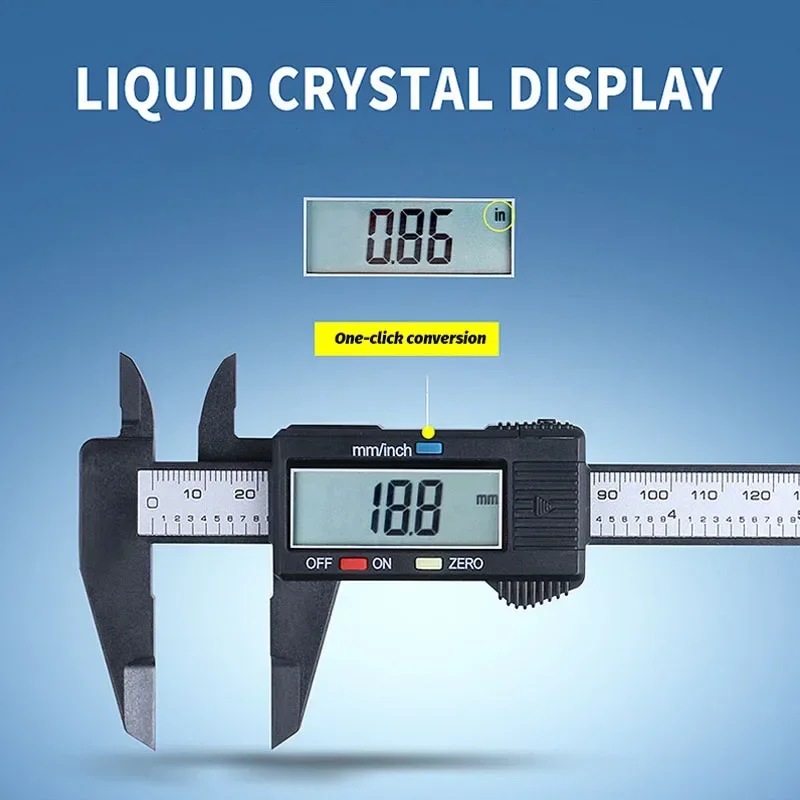 Car Accessories Electronic Digital Display Vernier Caliper 0-150mm Portable Auto Repair Parts Thickness Detection Tool Hot Sell 2