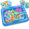 14/16/40pcs Magnetic Fishing Set - Inflatable Pool, Party Model, Play Games & More - Perfect Summer Outdoor Toy, Random Color 1
