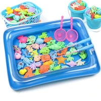 Magnetic Fishing Set-14/16/40pcs set Inflatable Pool, Party Model, Play Games & More - Perfect Summer Outdoor Toy, Random Color 2