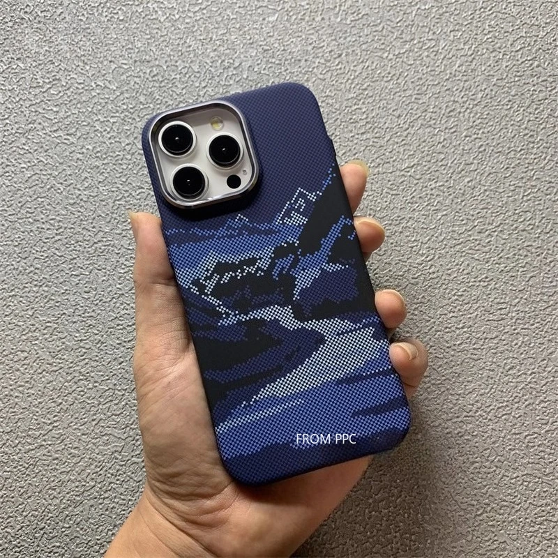 حافظة لهاتف آيفون 17 16 برو ماكس 15 لاسلكية مغناطي...