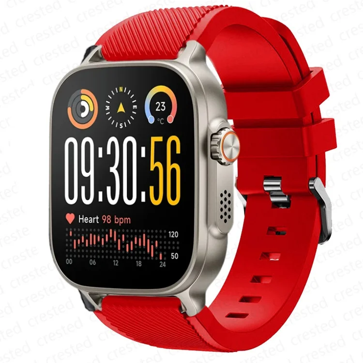 Sport Silicone Band Replacement Bracelet - Premium 22mm Watch Strap