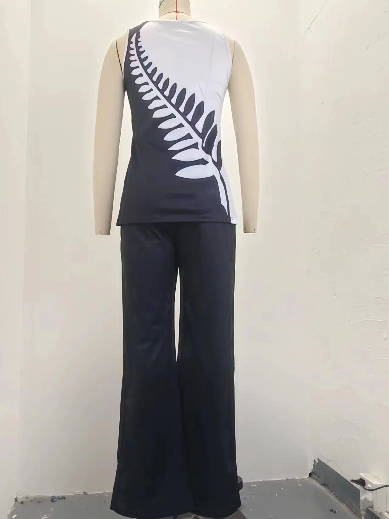 Women Floral Tank Top and Wide Leg Pant Sets