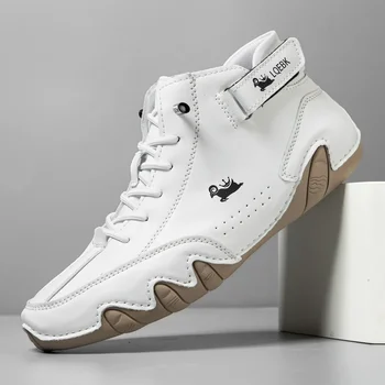 أحذية جلدية كاجوال أحذية رياضية نسائية عصرية مريحة وخفيفة الوزن بدون كعب فاخرة 2025 أحذية نسائية عالية الجودة 3