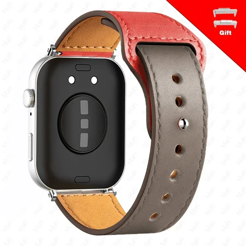Premium Leather Smartwatch Band - Elegant Replacement Wristband Strap Accessories