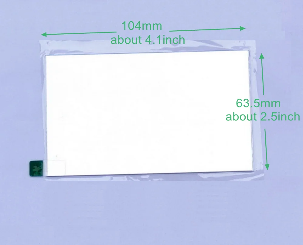 Heat Insulation Glass With Polarizer Film - 119x74mm For Projector Screen Repair