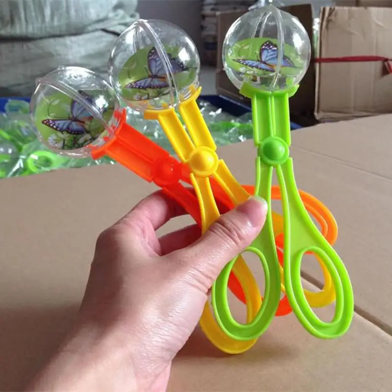 

New Insect Trap Handy Scoopers Bug Catcher Set Insects Scissors Outdoor Toys Child Portable Insects Catcher Tongs Light Tweezers