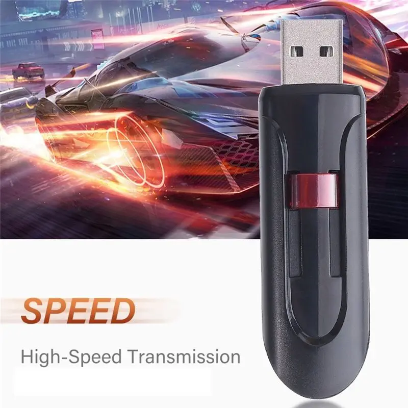 AY14 -미니 고용량 고속 USB 플래시 드라이브 2.0 블랙 키체인 펜 드라이브 저장 메모리 스틱