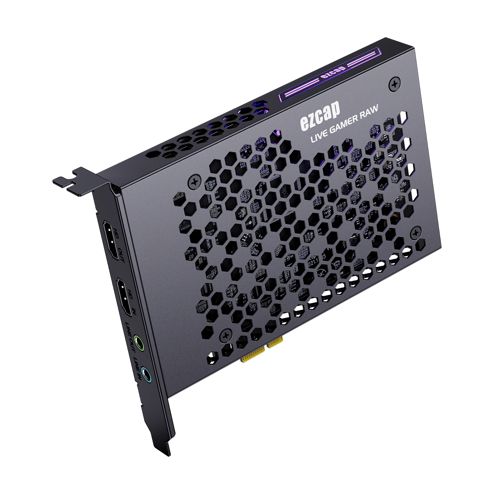 ezcap324B Live Gamer Raw Scheda di acquisizione videogiochi PCIE 4K Registra e streaming live per videocamere di sistemi di gioco