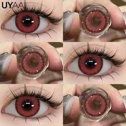 Vibrant Pink Anime - Inspired Cosplay Eye Lenses (Vampire Red)