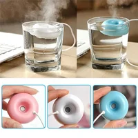 Mini Donut Negative Ion Humidifier USB Round Household Air Purifier for Home Office Desktop Donut Steam Diffuser Mini Sprayer 1