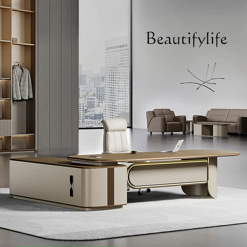X Conférence bureau esthétique en forme de L bureau de rangement moderne européen bureau de haute qualité noir Escritorio mobilier de bureau