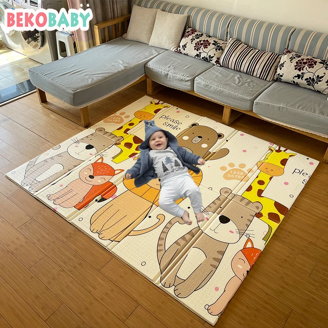 Bekobaby XPE Baby Mat Kids Floor Mats Foldable Cartoon Baby Play Mat Waterproof  Infant Mats for Floor Play Baby Todder 1