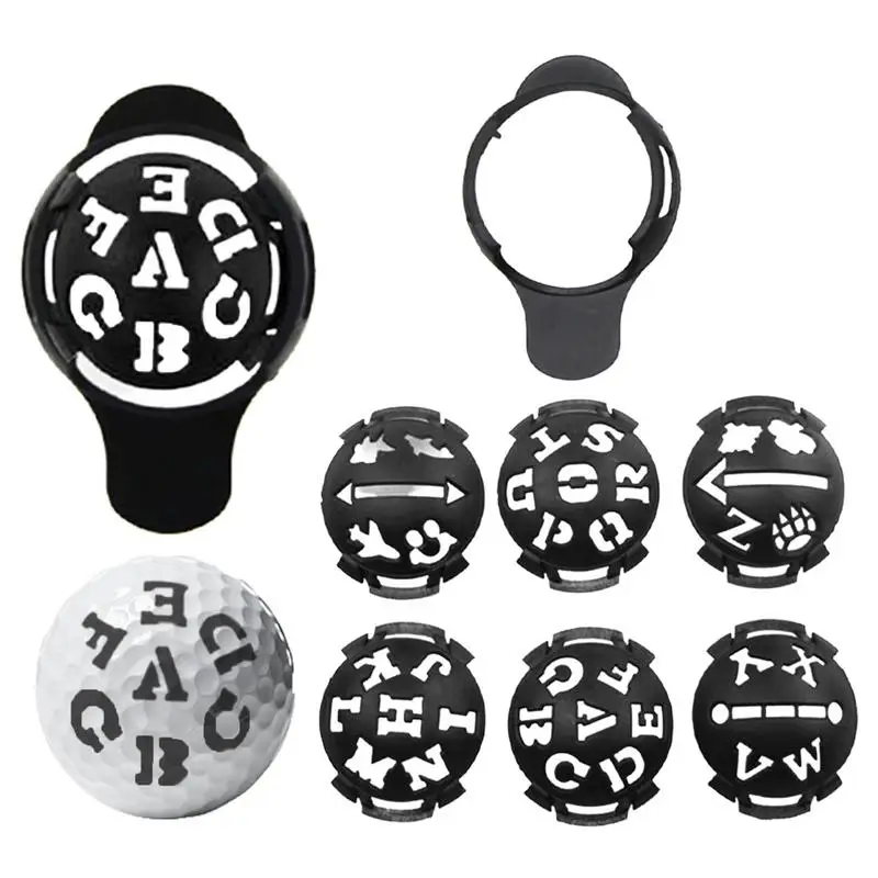

Golf Ball Line Marker 6-In-1 Golf Ball Line Drawer Drawing Supplies Golf Ball Scribe Liner Marker Template Drawing Alignment