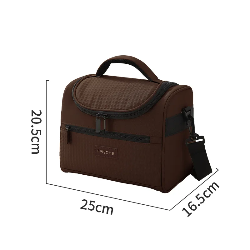 Tote Cooler Lunch Bags Portable Outdoor Picnic Office School Insulation Bag with Shoulder Strap