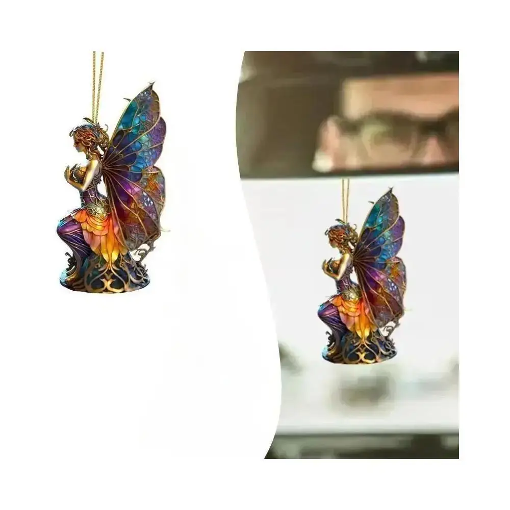 1 Pcs Pretty Fairies Ornament Creative Design Household Garden Decoration Suitable Living Room Hang Decorate Home Party Supplies