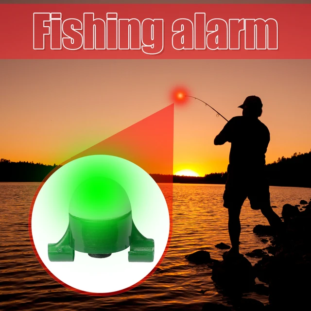4-1PCS Night Fishing Alarm Light Fishing Bite Alarm Smart Reminder LED  Light Fish Bite Alarm Light Goods For Fishing Equipment
