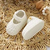 Spring Baby Prewalker 0-18m Infant Girl Solid Color Indoor Floor First Walker Shoes Fall Winter Knit Newborn Footwear Soft Soled 4