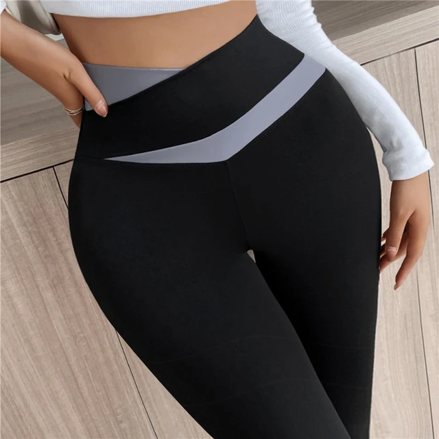 Women's Solid Color Flared Wide-leg Yoga Pants Stretch Leggings Fitness  Full Length Activity Sportswear sportkleding dames - AliExpress