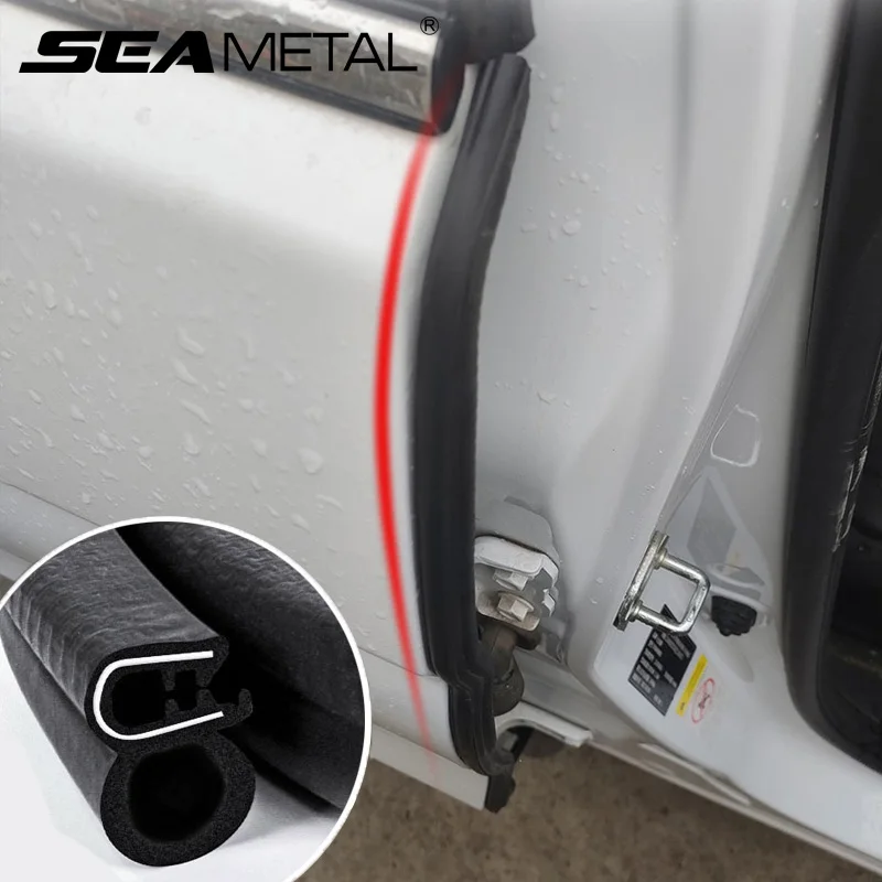 5 Meter O-Shape Rubber Door Edge Protector - 15mm Diameter, Flexible Soundproof Seal Strip For Car Doors - View #13