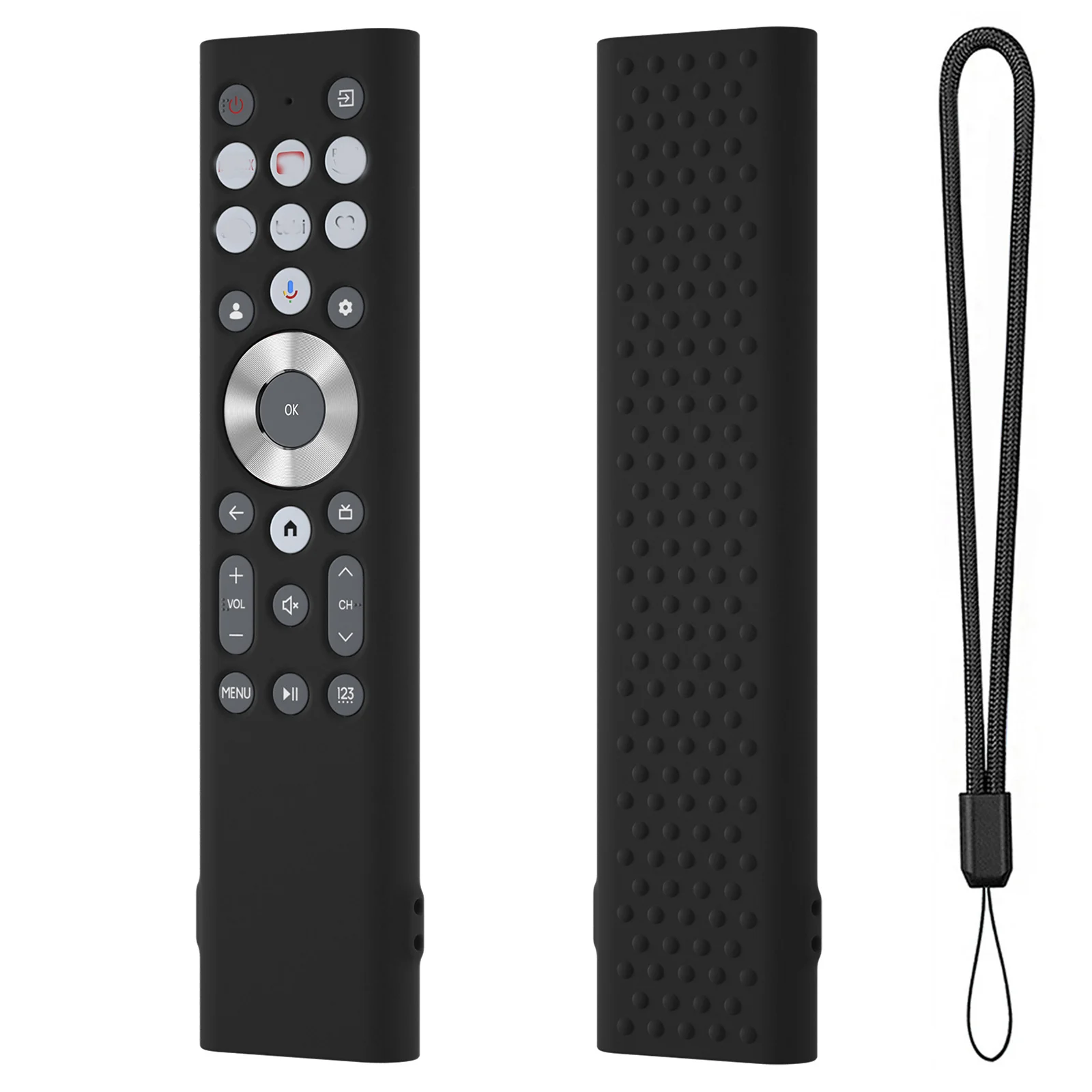 Custodia In Silicone Per Telecomando Hisense – Serie A7, U8, LCD 4K – Modelli 55/65/75/85A7N, 85U88N E Simili – Colore Blu Luminoso - 6