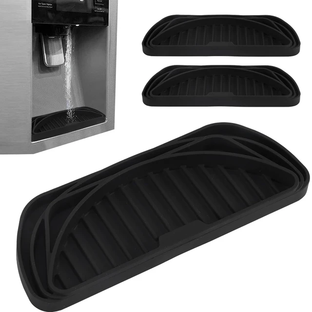 Refrigerator Drip Tray Catcher Mini Fridge Drip Tray Protects Ice and Water  Dispenser Pan Fridge Spills Water Pad - AliExpress