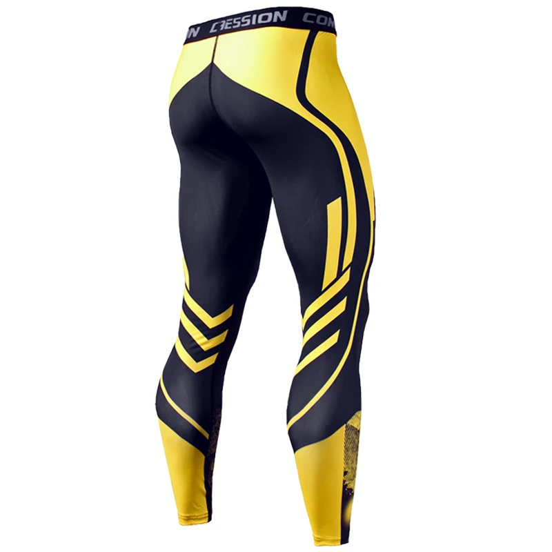 Men's Running Leggings Compression Sport Pants