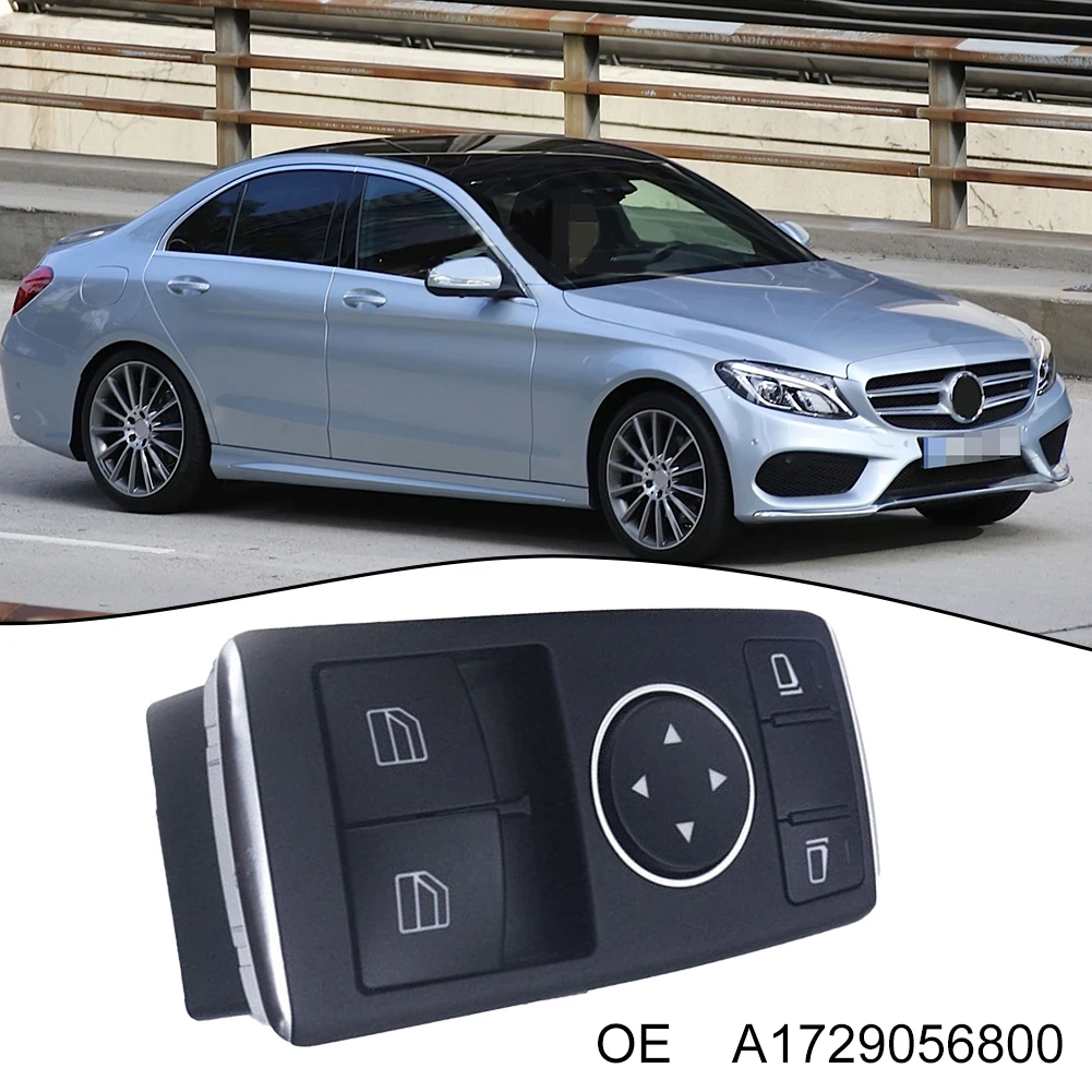

Переключатель подъемника A1729056800, автомобильные аксессуары, пластиковый + электронный переключатель 2011-2014, переключатель питания купе