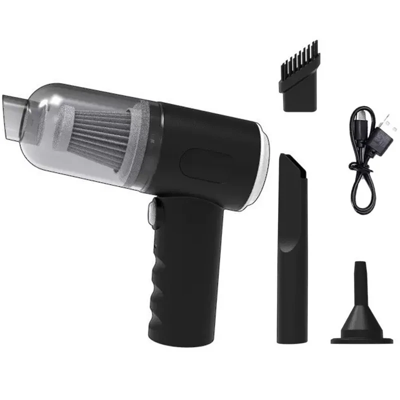 3 In 1 Integrated Suction And Blowing Vacuum Combination Vacuum Cleaner USB Charging Small Car Household Vacuum Cleaner