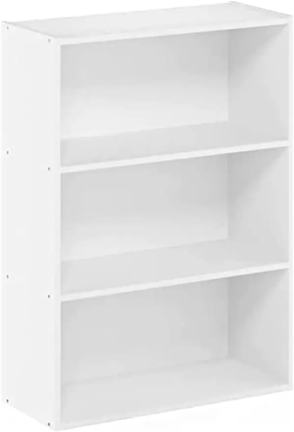 

Книжный шкаф Furinno Pasir с 3 полками, простой белый