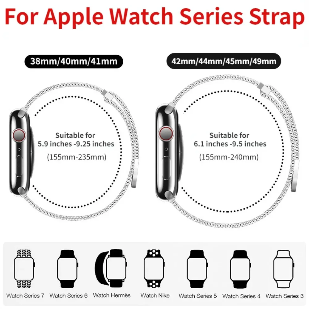 Elegant Milanese Loop Strap