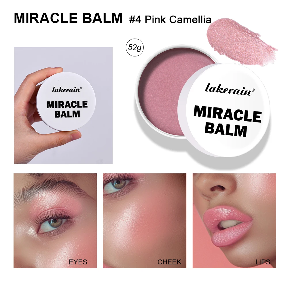 Lakerain Moisturizing Miracle Balm Contains Vitamin E Facial Highlight Concealer Enhances Skin Hydration&Elasticity Face Makeup facial concealer
