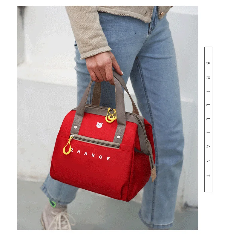Portable Insulated Aluminum Foil Lunch Bag