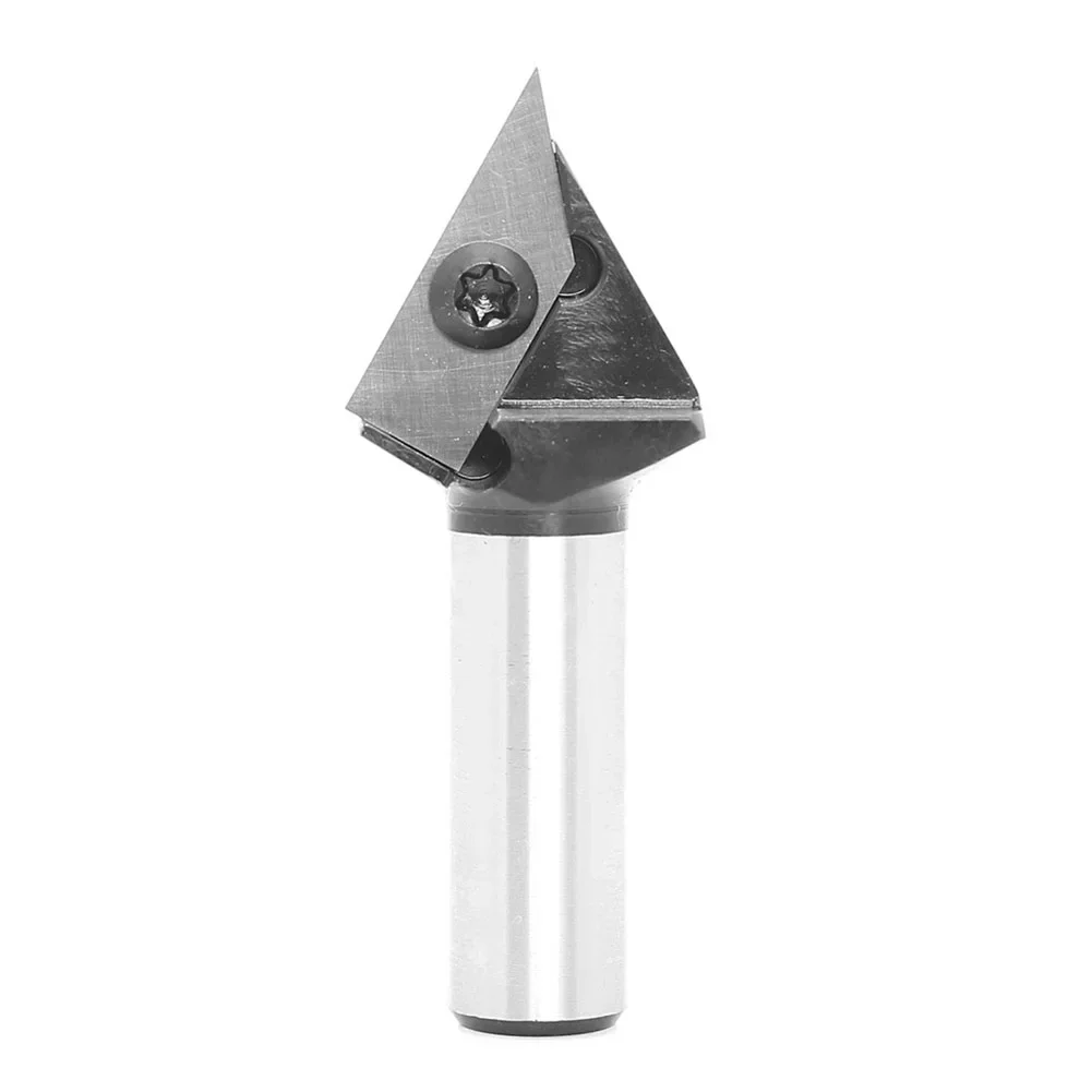 Carbide End Mill Wood Router Bits Router Bit Milling For Engraving For Wood Replacement V-shaped Wood Woodworking 60 Degree Blades Carbide