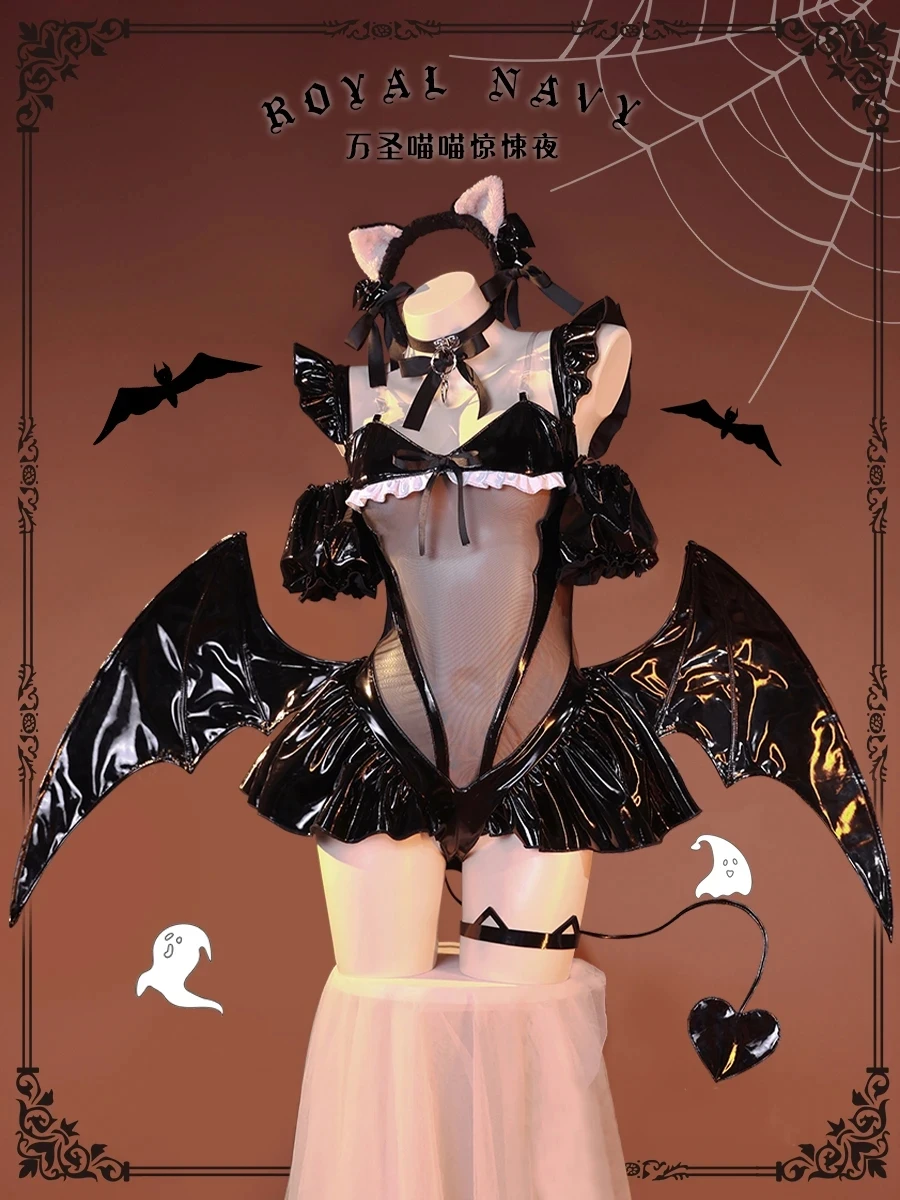 

Anime Azur Lane HMS Janus Little Devil Game Suit Sexy Lovely Uniform Cosplay Costume Halloween Party Outfit Women