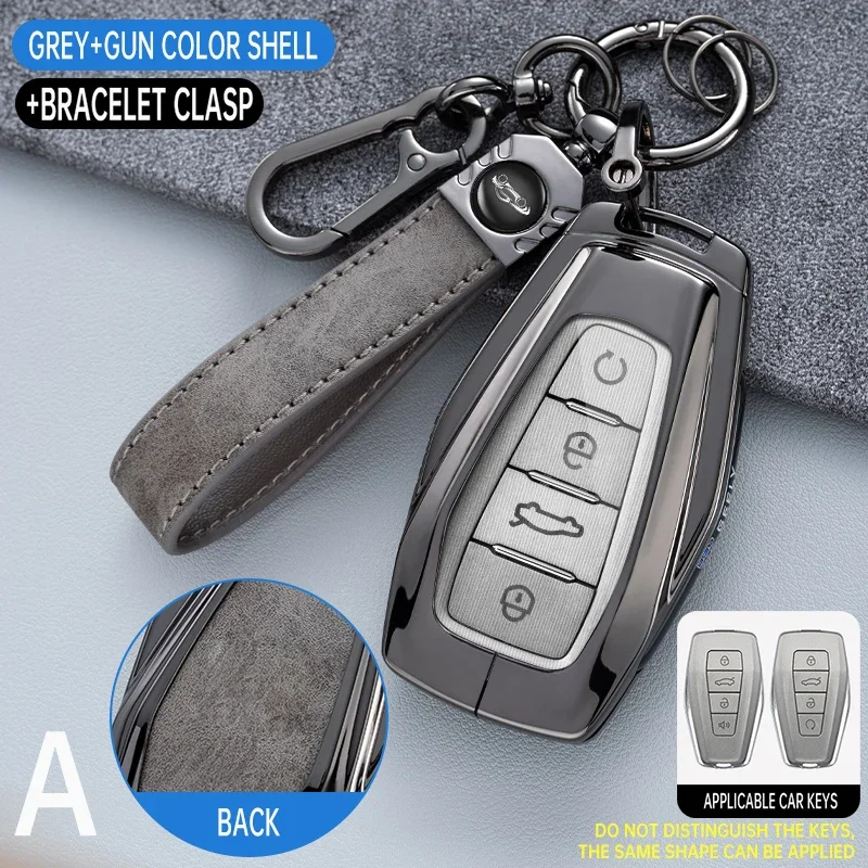 

Car Key Cover Case Shell Protector For Geely Coolray X6 Atlas Monjaro Tugella Geometry C Emgrand Global Kulrey Hawk GX7 Okavango
