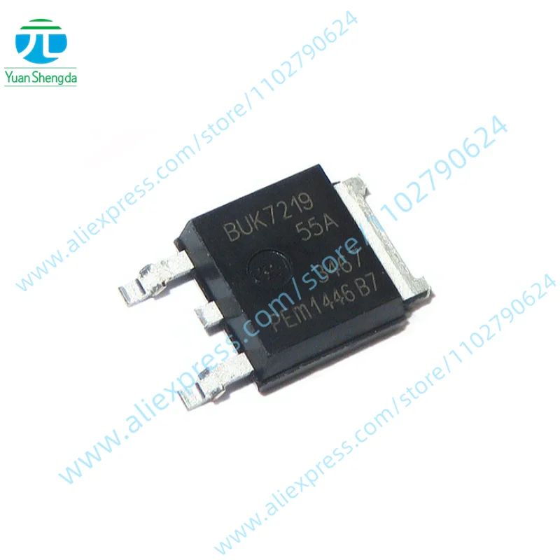 

Новинка, оригинальный Регулируемый триодный транзистор BUK7219-55A TO-252 BUK7219, 5 шт.