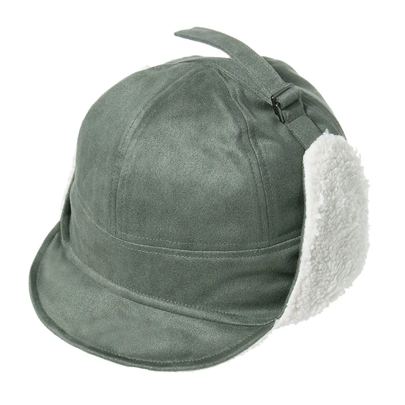 Bomber Hats Cycling Wind Cold Lamb Wool 