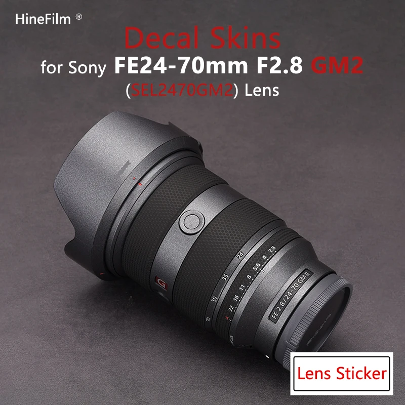2470Gm Ii Adesivi Per Lenti Sel2470Gm2 Premium Decal Skin Per Sony Fe 24-70Mm F2.8 Gm Ii Pellicola Protettiva Per Copriobiettivo