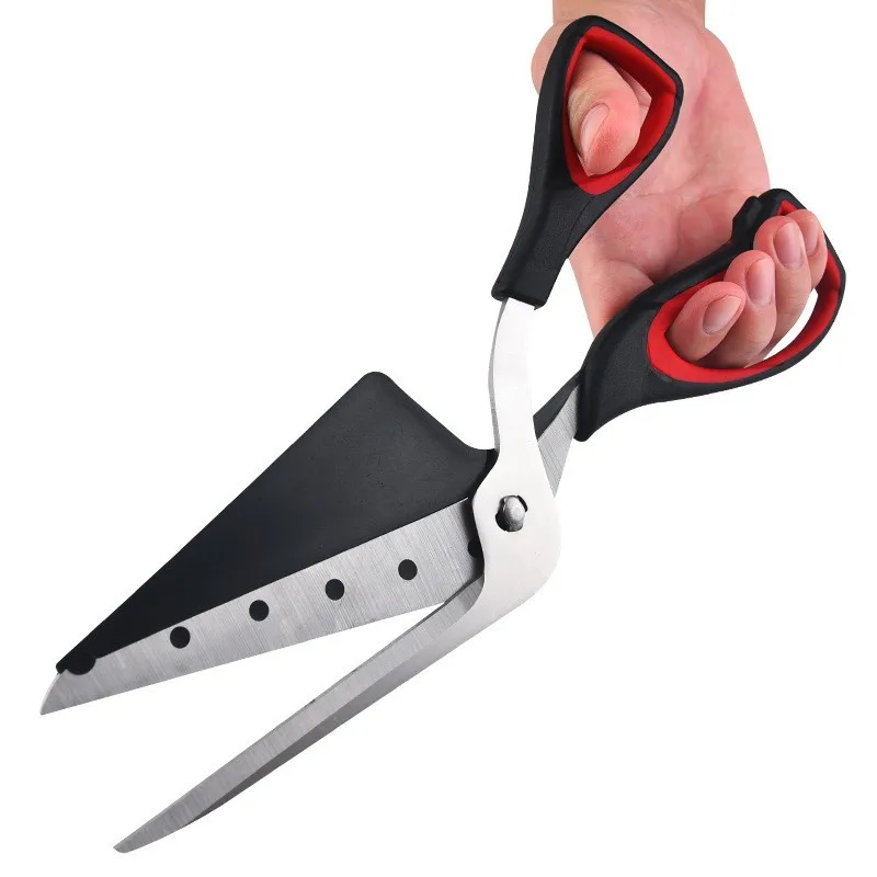 Multifunctional Pizza Scissors Stainless Steel Blade Detachable Cutting Tools Ergonomic Grip For Restaurant Kitchen