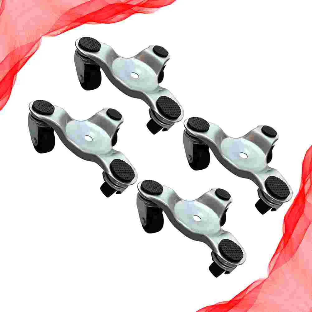 

4Pcs Triangle Moving Mover Portable Household Heavy Objects Furniture Moving Tools Mobile Lifting Equipment Silver