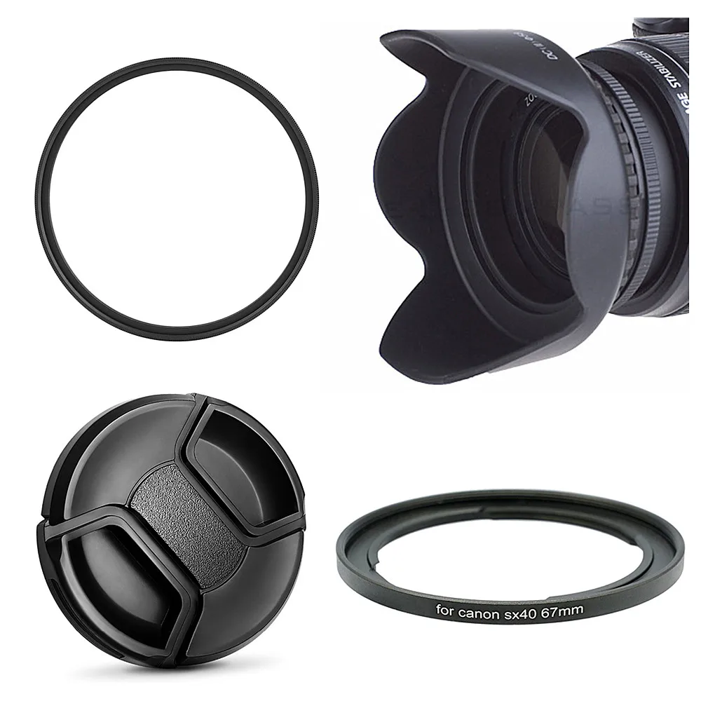 Canon レンズキャップとフィルター Amazon | JJC フィルター アダプター + レンズキャップ キット