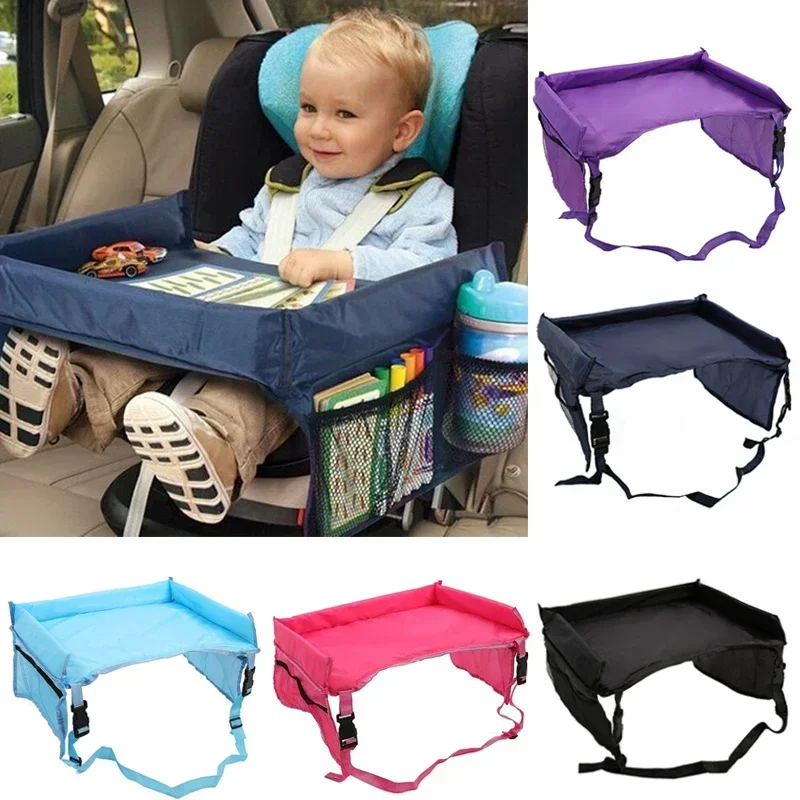 Children's Storage Table Car Child Safety Seat Storage Table Travelling Children's Drawing Board Baby Stroller Hanging Bag