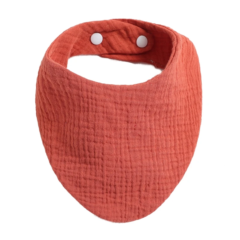 Organic Cotton Muslin Baby Bandana Bib - Soft & Absorbent Scarf