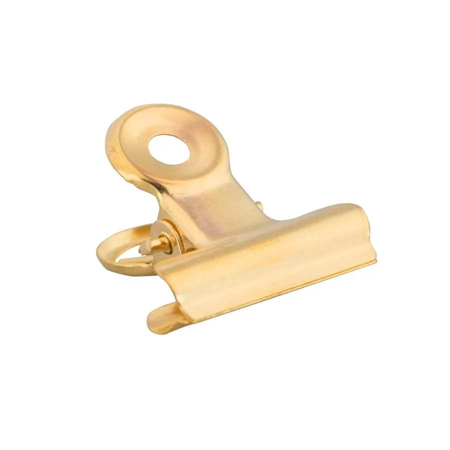 Gold Bulldog Clips for Crafts and Photography