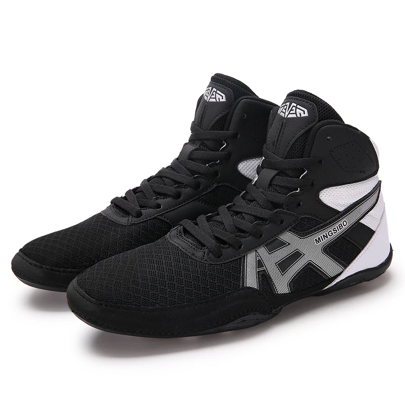 Unisex Professional Boxing Shoes Breathable Wear-Resistant Non-Slip Wrestling Shoes Man Fighting Sneakers Gym Training Footwear