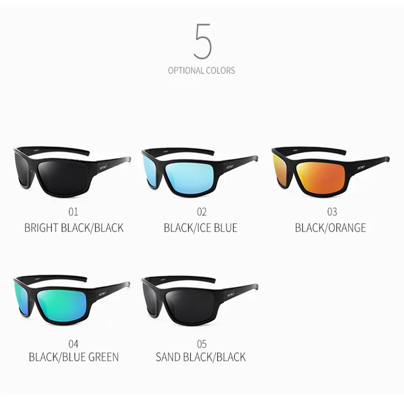 Polarized Fishing Sunglasses for Men and Women Camping Hiking Driving