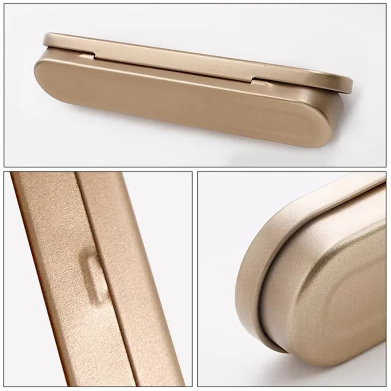 Portable Pencil Box Metal Pencil Case for Kids Stationery Storage