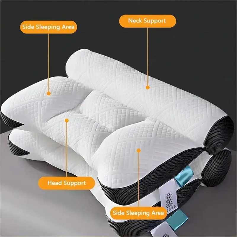 

Super Ergonomic Pillow 40x60cm Memory Cotton Orthopedic Pillow Slow Rebound Sleeping Pillows Ergonomic Relax Cervical For Adult